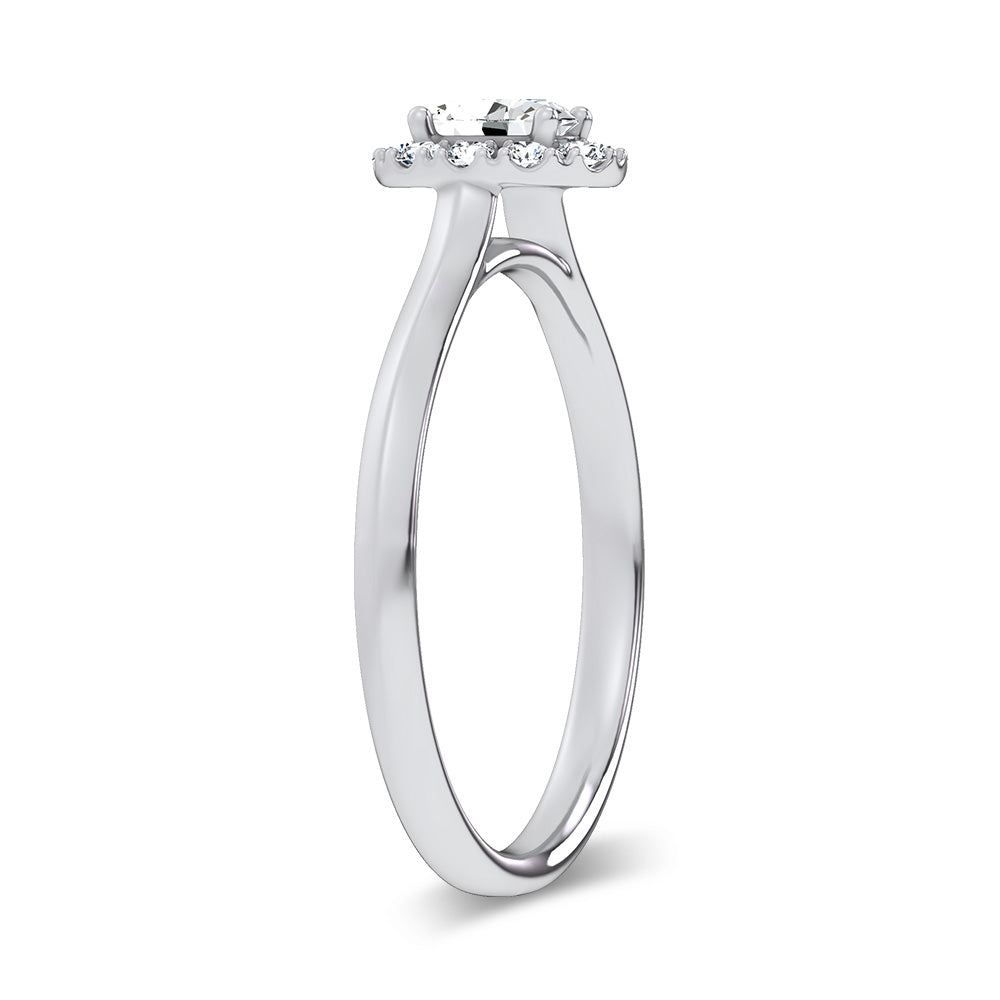 14K 0.33CT Certified Lab Grown Promise Ring 70136