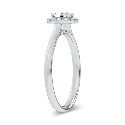 14K 0.33CT Certified Lab Grown Promise Ring 70136