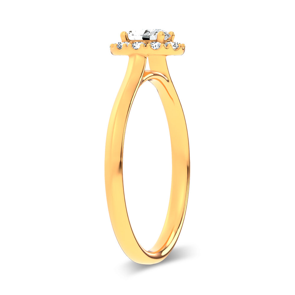 14K 0.33CT Certified Lab Grown Promise Ring 70137