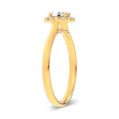 14K 0.33CT Certified Lab Grown Promise Ring 70137