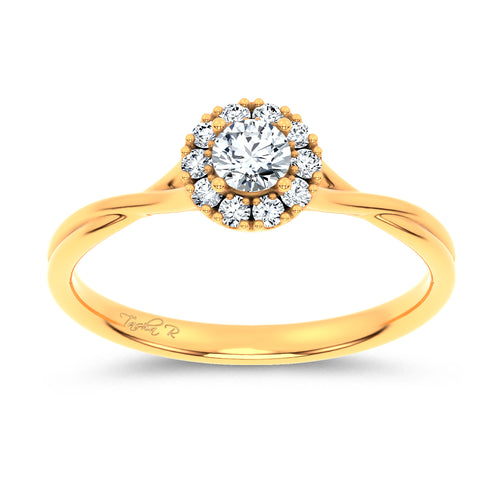14K 0.33CT Certified Lab Grown Ring 70139