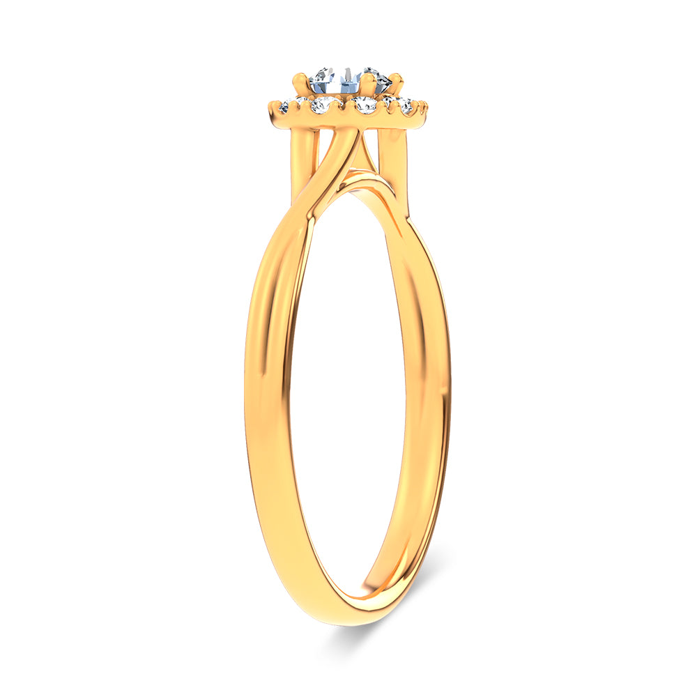 14K 0.33CT Certified Lab Grown Ring 70139