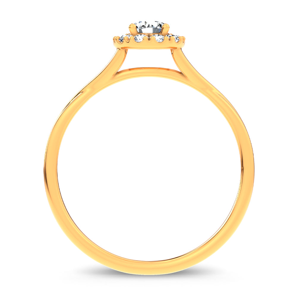 14K 0.33CT Certified Lab Grown Ring 70139