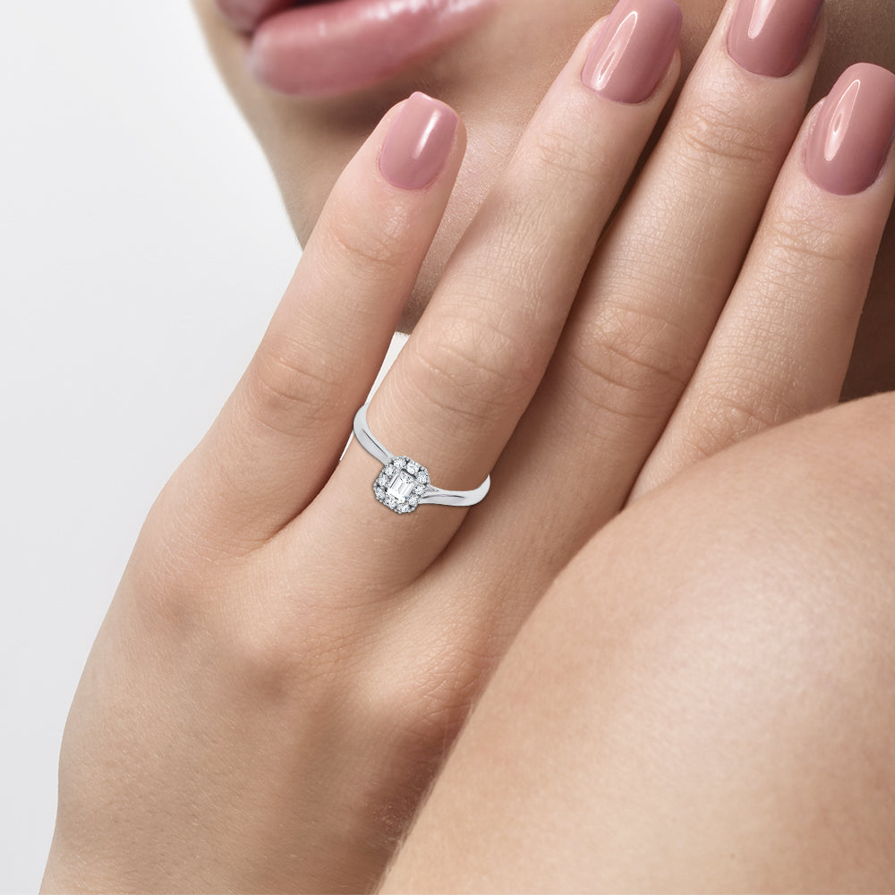 14K 0.33CT Certified Lab Grown Ring 70140