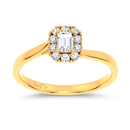 14K 0.33CT Certified Lab Grown Ring 70141