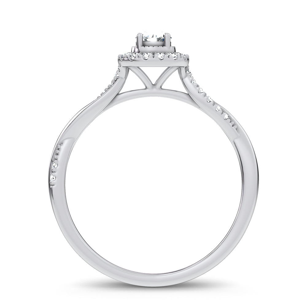 14K 0.33CT Certified Lab Grown Ring 70142