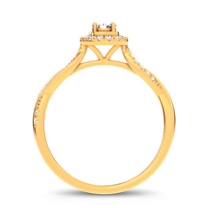 14K 0.33CT Certified Lab Grown Ring 70143