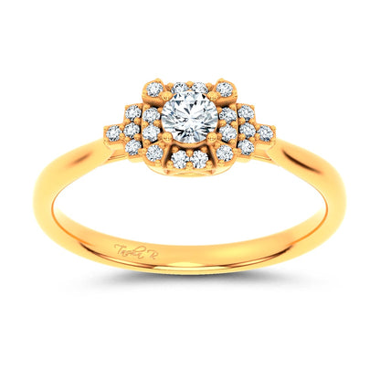 14K 0.25CT Certified Lab Grown Ring 70145