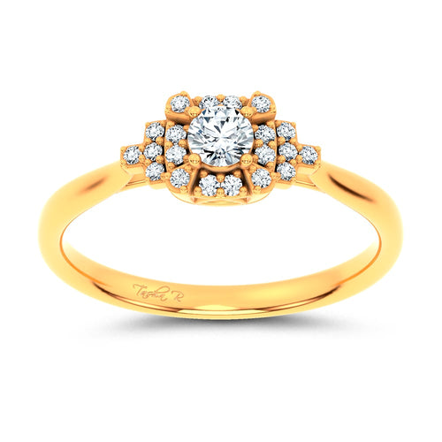 14K 0.25CT Certified Lab Grown Ring 70145