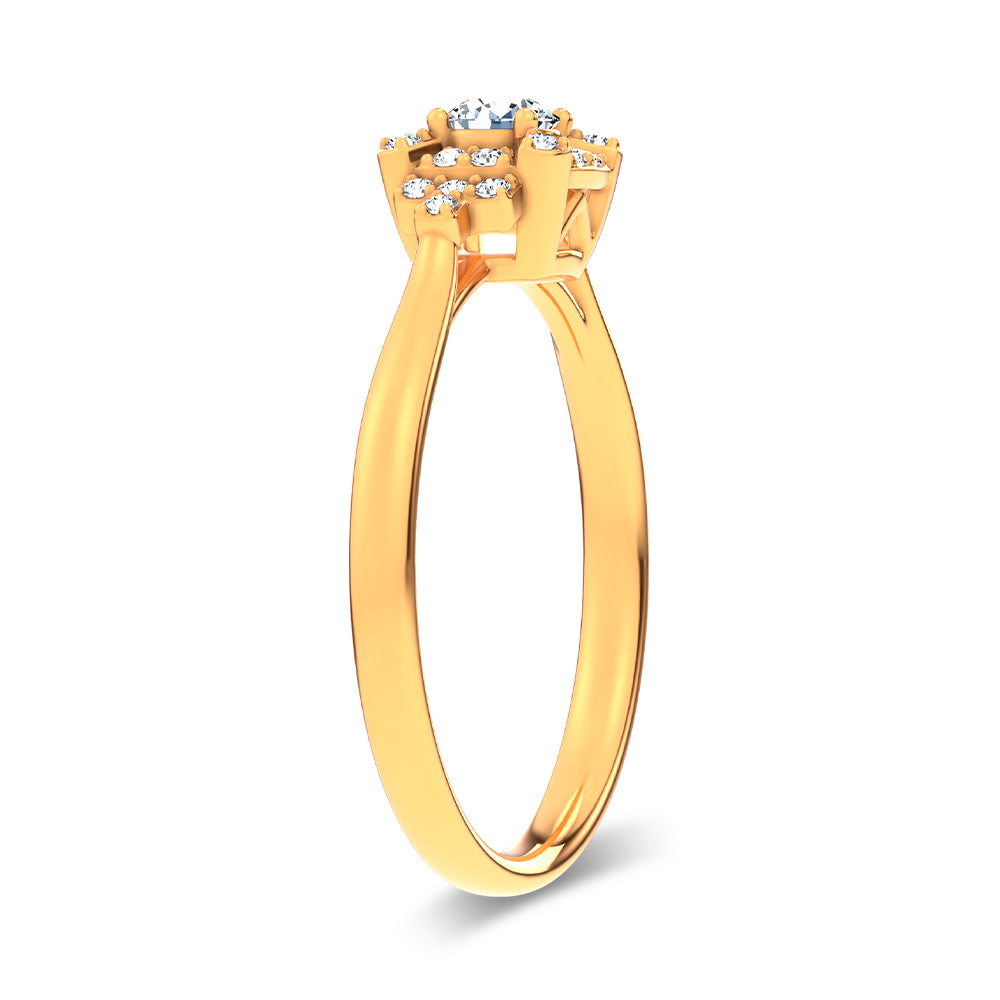 14K 0.25CT Certified Lab Grown Ring 70145