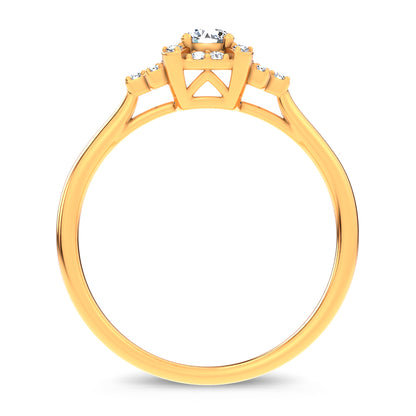 14K 0.25CT Certified Lab Grown Ring 70145