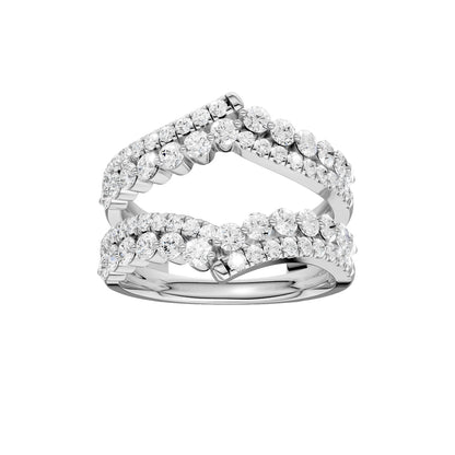 14K 1.00CT Certified Lab Grown Diamond Ring Guard 70460