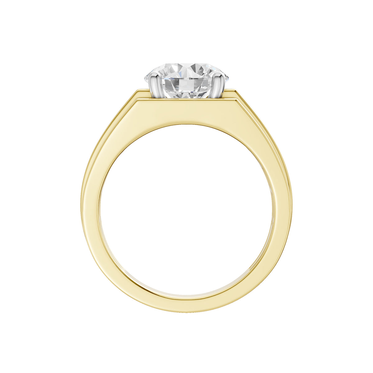 14K 3.00CT  Certified Lab Grown Diamond Mens Ring 70469