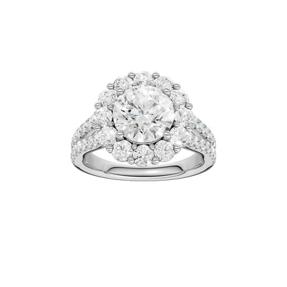 14K 3.25CT  Certified Lab Grown Diamond Ring 70478