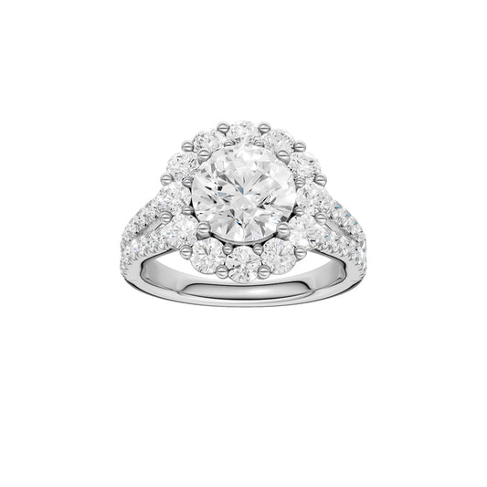 14K 3.25CT  Certified Lab Grown Diamond Ring 70478