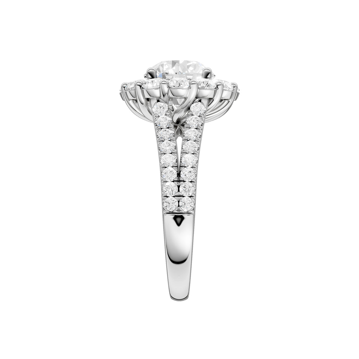 14K 3.25CT  Certified Lab Grown Diamond Ring 70478
