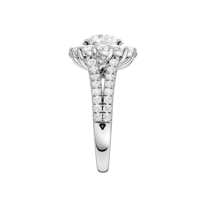 14K 3.25CT  Certified Lab Grown Diamond Ring 70478