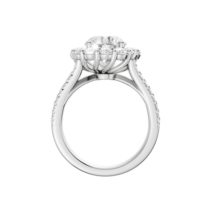 14K 3.25CT  Certified Lab Grown Diamond Ring 70478