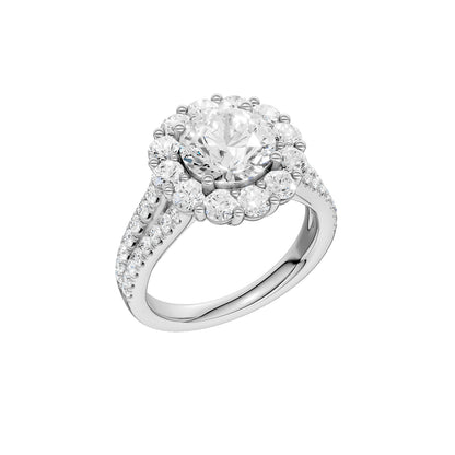14K 3.25CT  Certified Lab Grown Diamond Ring 70478