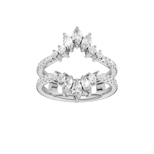 14K 1.00CT Certified Lab Grown Diamond Ring Guard 70484