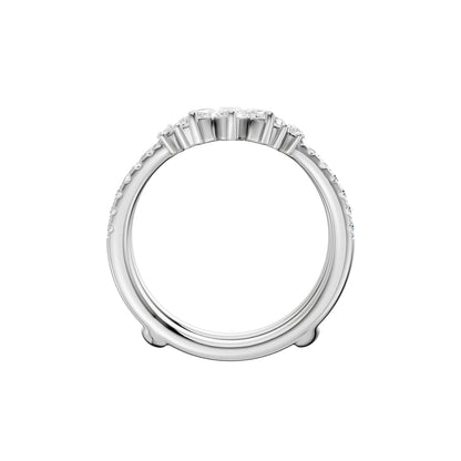 14K 1.00CT Certified Lab Grown Diamond Ring Guard 70484
