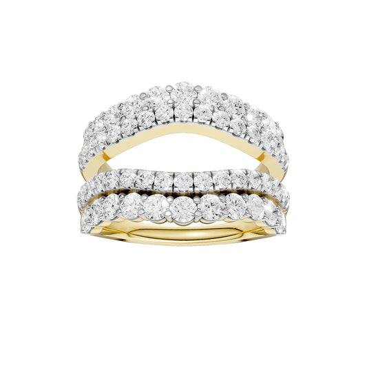 14K 2.00CT Certified Lab Grown Diamond Ring Guard 70491