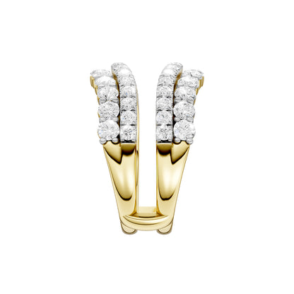 14K 2.00CT Certified Lab Grown Diamond Ring Guard 70491