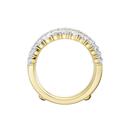 14K 2.00CT Certified Lab Grown Diamond Ring Guard 70491