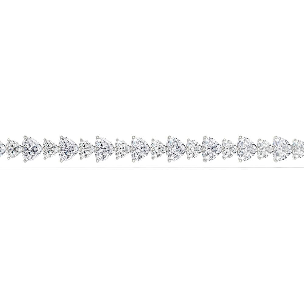 14K 11.52CT Certified Lab Grown Diamond Bracelet 70646