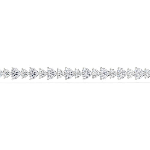 14K 11.52CT Certified Lab Grown Diamond Bracelet 70646