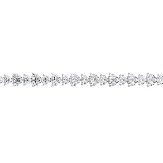 14K 11.52CT Certified Lab Grown Diamond Bracelet 70646