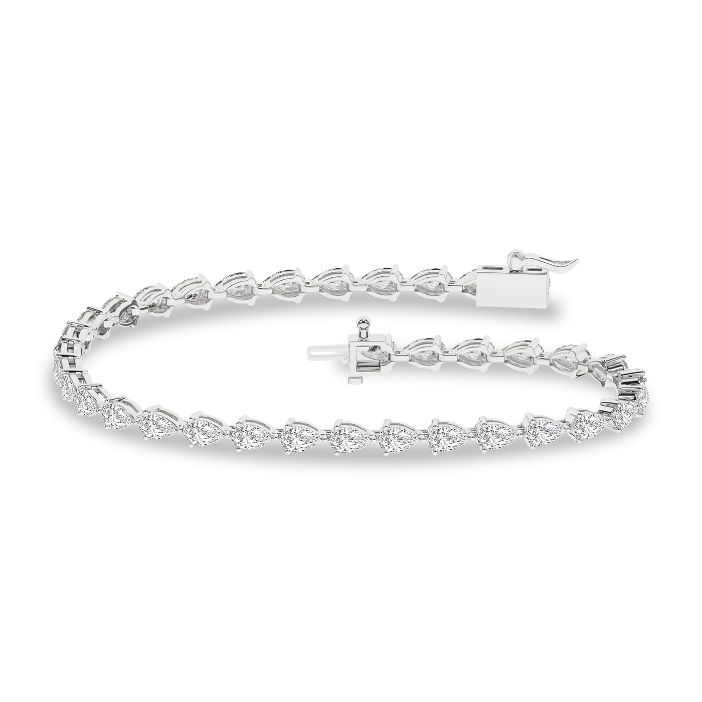 14K 5.00CT Certified Lab Grown Diamond Bracelet 70651