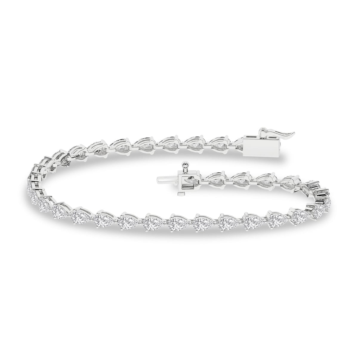 14K 5.00CT Certified Lab Grown Diamond Bracelet 70651