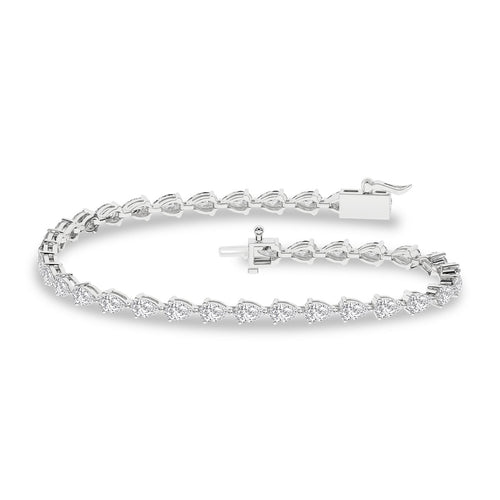 14K 5.00CT Certified Lab Grown Diamond Bracelet 70651