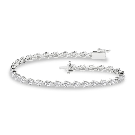 14K 5.00CT Certified Lab Grown Diamond Bracelet 70651