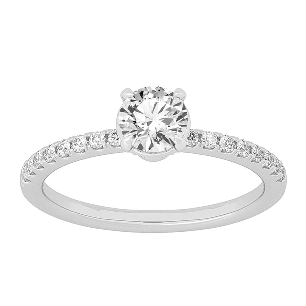 10K 1.00CT Certified Lab Grown Diamond Ring 70718
