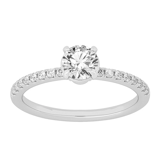10K 1.00CT Certified Lab Grown Diamond Ring 70718