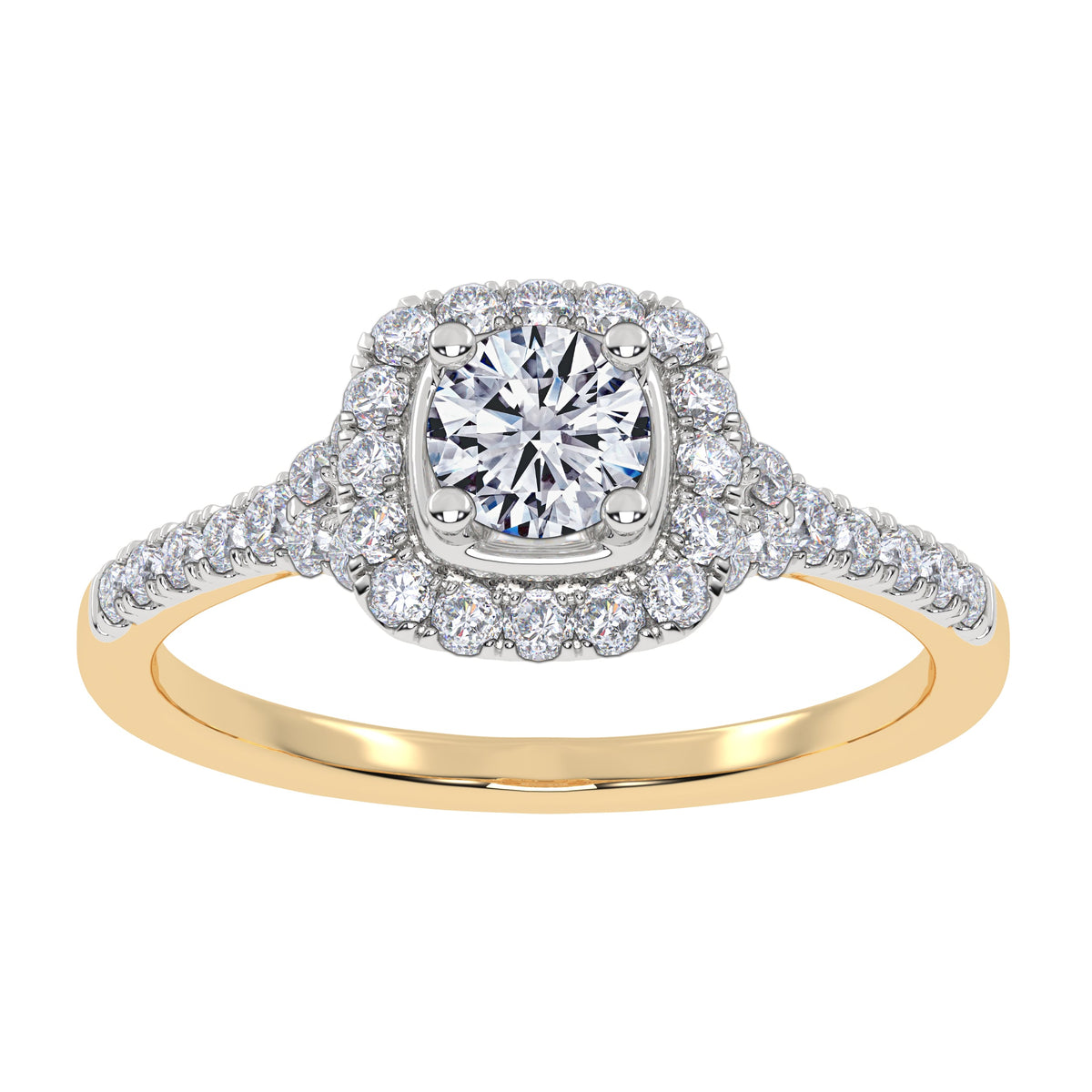 10K 0.50CT Lab Grown Promise Ring 70858