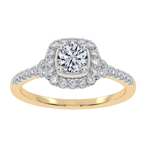 10K 0.50CT Lab Grown Promise Ring 70858