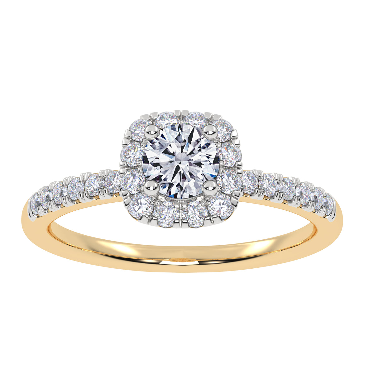 10K 0.50CT Lab Grown Promise Ring 70860