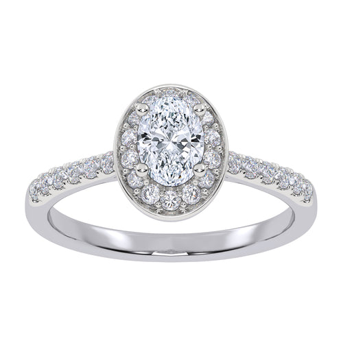 10K 0.51CT Lab Grown Promise Ring 70900