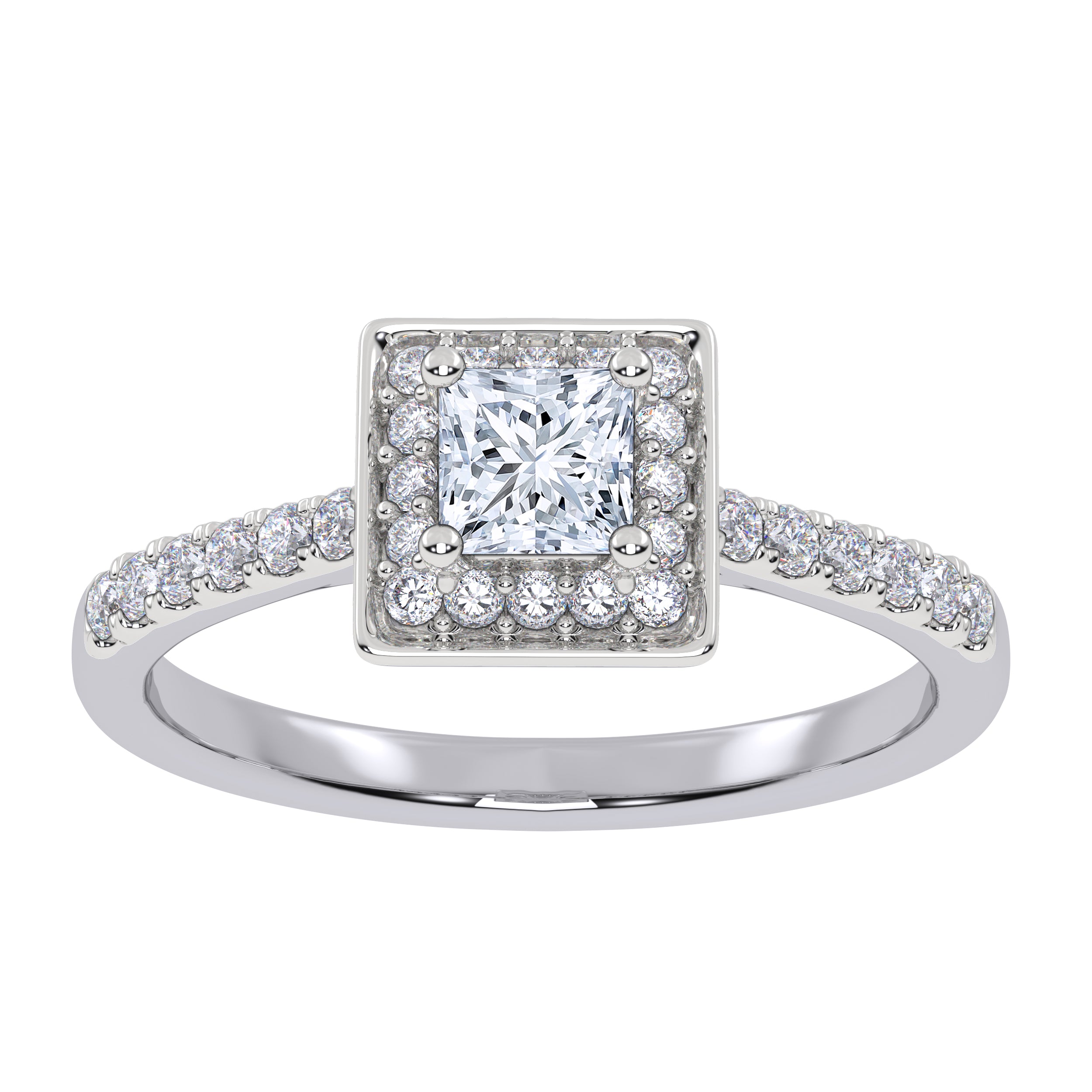 10K 0.52CT Lab Grown Promise Ring 70902