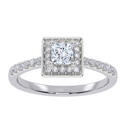 10K 0.52CT Lab Grown Promise Ring 70902