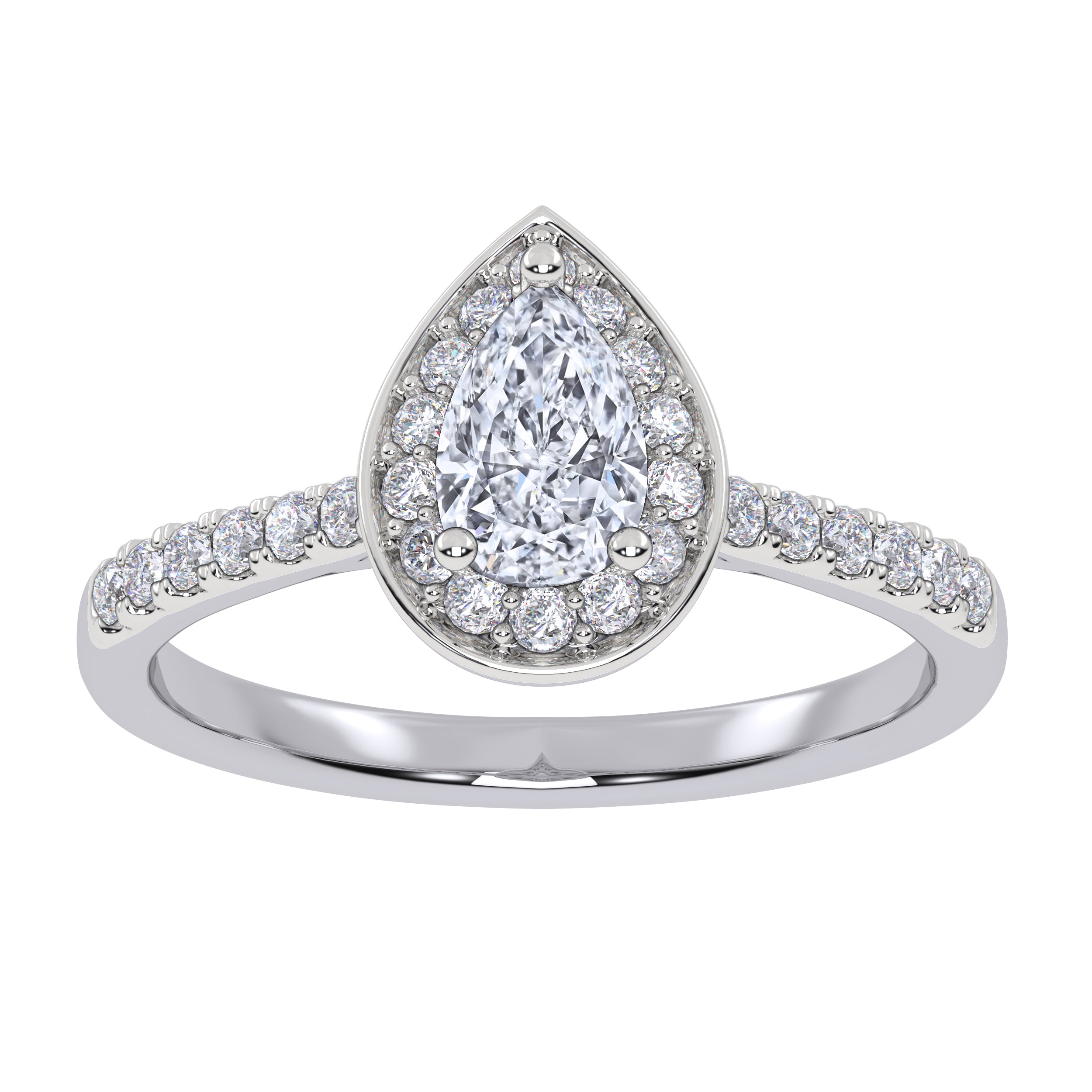 10K 0.51CT  Lab Grown Promise Ring 70904