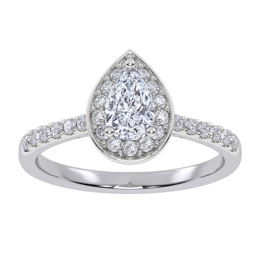 10K 0.51CT  Lab Grown Promise Ring 70904