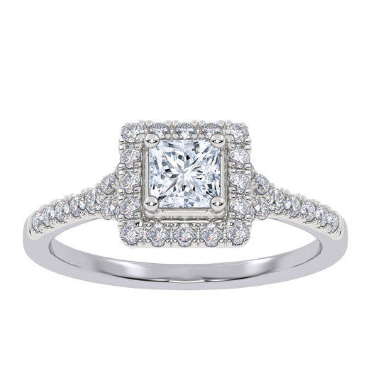 10K 0.50CT Lab Grown Promise Ring 70910
