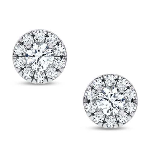 14K 0.50CT Certified Lab Grown Earrings 70936