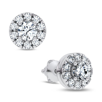 14K 0.50CT Certified Lab Grown Earrings 70936