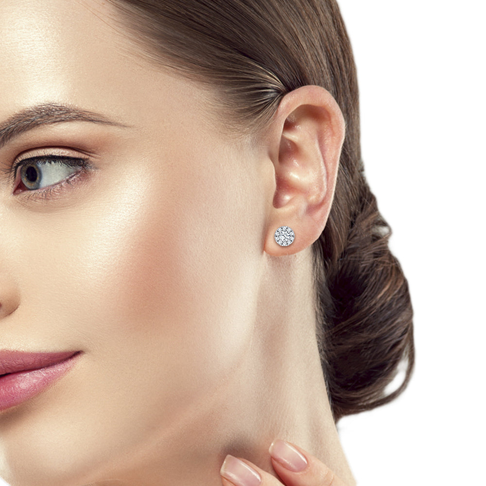 14K 0.50CT Certified Lab Grown Earrings 70936