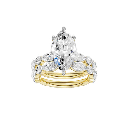 14K 5.00 CT Lab Grown Diamond Bridal Set 70968